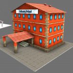 low poly 3d game props and weapons for stylized or mobile games