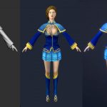 aa-aaa 3d stylized game characters and creatures hand painted and optimized for unity unreal in low to high poly