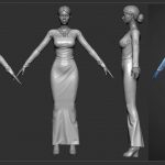aa-aaa 3d stylized game characters and creatures hand painted and optimized for unity unreal in low to high poly