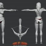 aa-aaa 3d stylized game characters and creatures hand painted and optimized for unity unreal in low to high poly