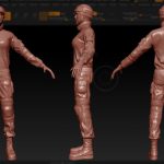 aa-aaa 3d realistic game character and creature modeling for games low poly to high poly assets