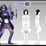 2d character and creature concept art for game design and modeling references