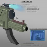 2d weapon concept art for game design and modeling references