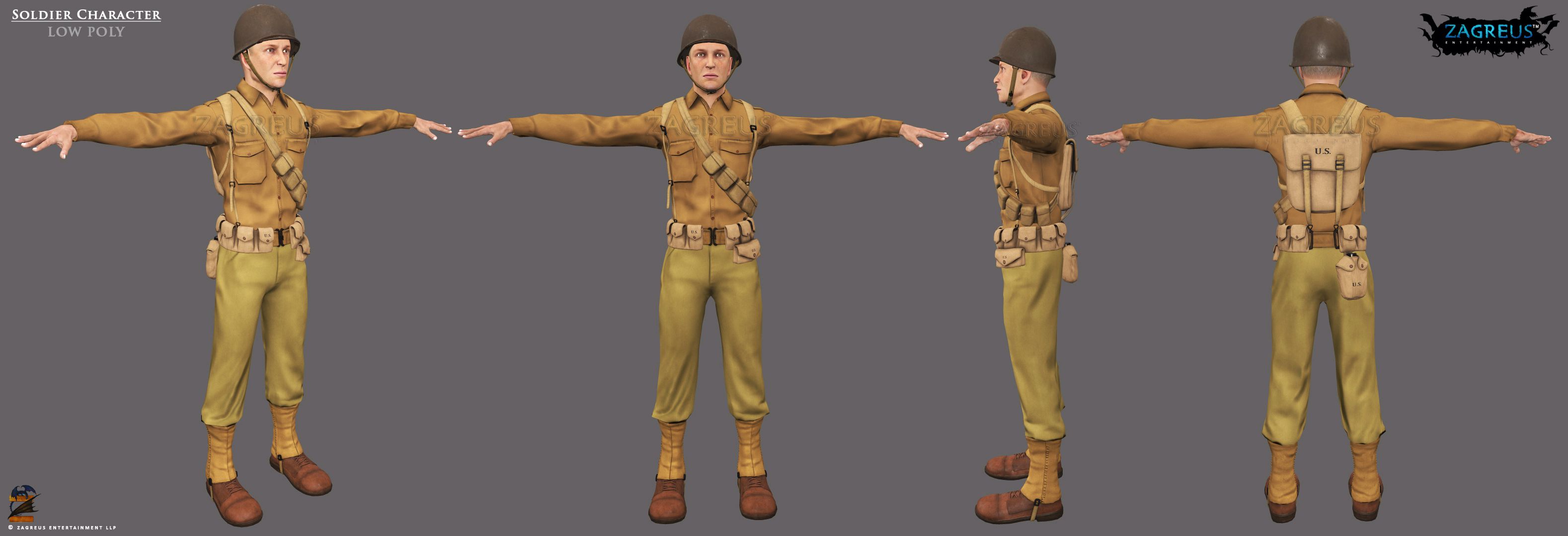 aa-aaa 3d realistic game character and creature modeling for games low poly to high poly assets