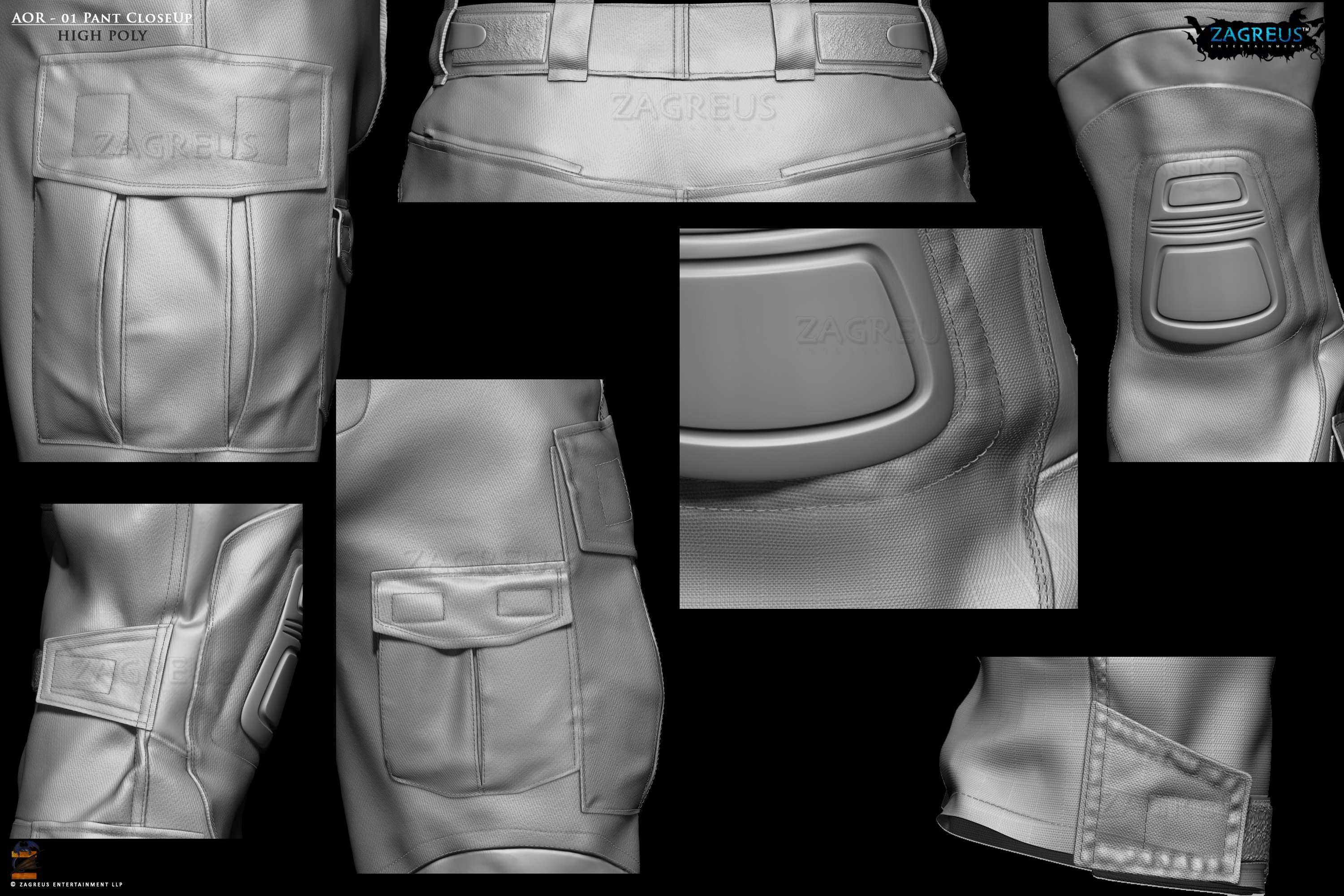 realistic 3d clothes with folds simulation modeling and texturing for characters