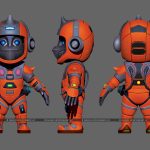 Stylized 3D characters and fantasy creatures low poly models for games - Tine Heroes - Tinytroid Defender Game