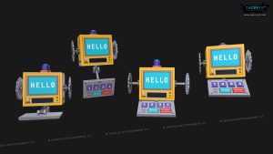 low poly 3d game props and weapons for stylized or mobile games