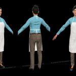 aa-aaa 3d realistic game character and creature modeling for games low poly to high poly assets