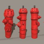 low poly 3d game props and weapons for stylized or mobile games