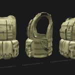 low poly 3d game props and weapons for stylized or mobile games