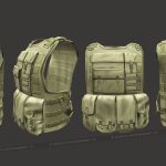 low poly 3d game props and weapons for stylized or mobile games
