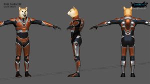 aa-aaa 3d realistic game character and creature modeling for games low poly to high poly assets