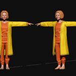 aa-aaa 3d realistic game character and creature modeling for games low poly to high poly assets