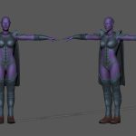 aa-aaa 3d realistic game character and creature modeling for games low poly to high poly assets