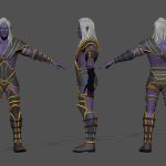 aa-aaa 3d realistic game character and creature modeling for games low poly to high poly assets