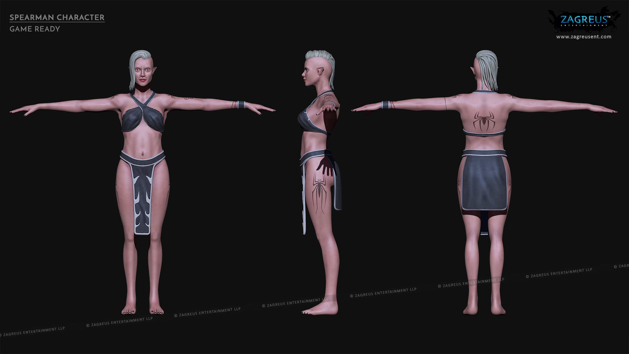 aa-aaa 3d realistic game character and creature modeling for games low poly to high poly assets