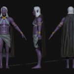 aa-aaa 3d realistic game character and creature modeling for games low poly to high poly assets
