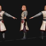 aa-aaa 3d realistic game character and creature modeling for games low poly to high poly assets