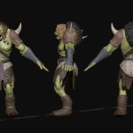aa-aaa 3d realistic game character and creature modeling for games low poly to high poly assets
