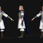 aa-aaa 3d realistic game character and creature modeling for games low poly to high poly assets