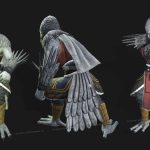 aa-aaa 3d realistic game character and creature modeling for games low poly to high poly assets