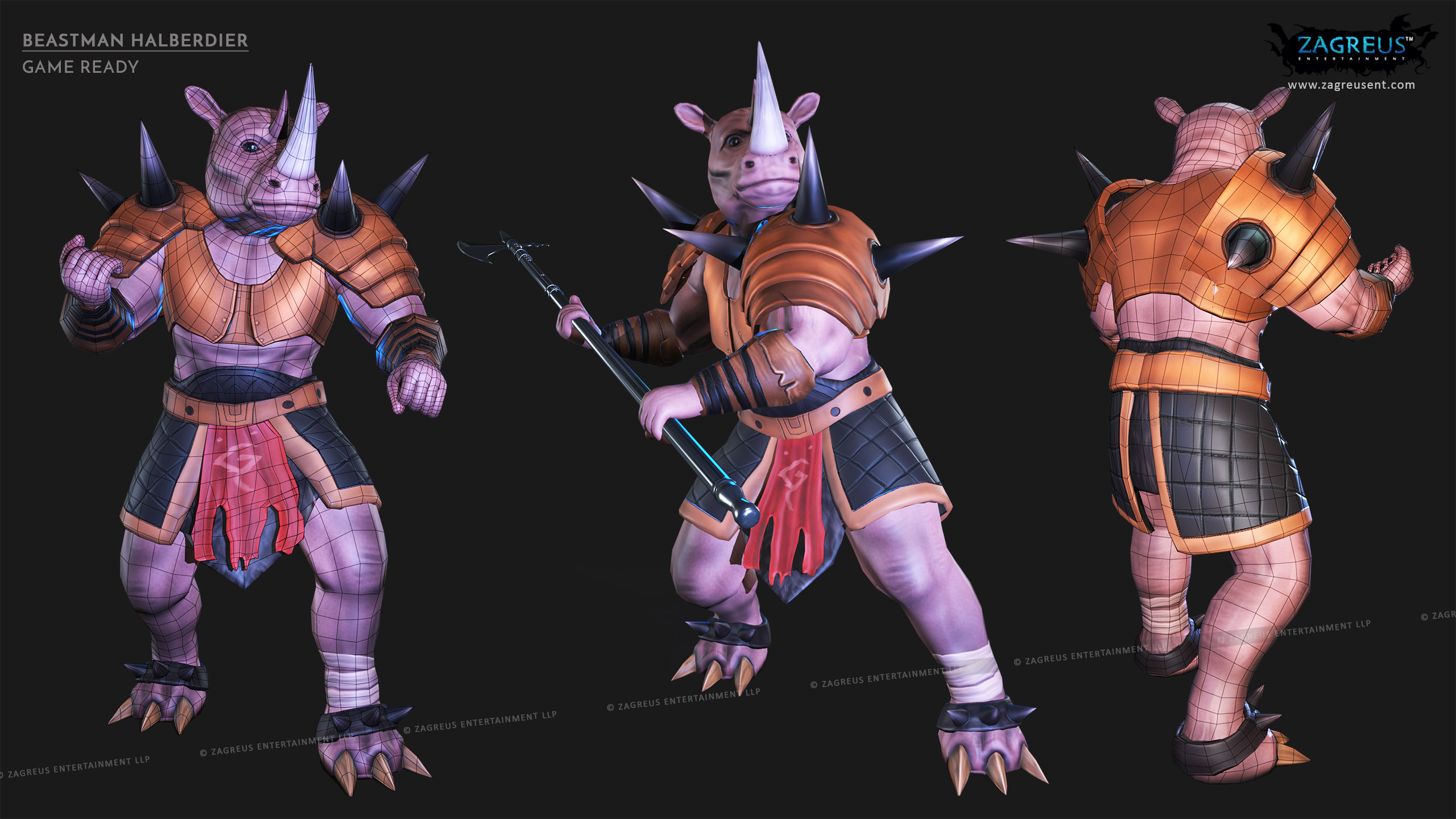 aa-aaa 3d realistic game character and creature modeling for games low poly to high poly assets