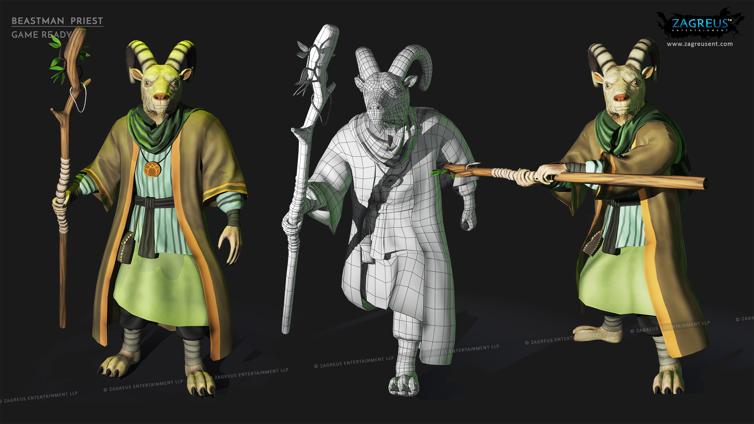 aa-aaa 3d realistic game character and creature modeling for games low poly to high poly assets