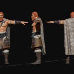 aa-aaa 3d realistic game character and creature modeling for games low poly to high poly assets