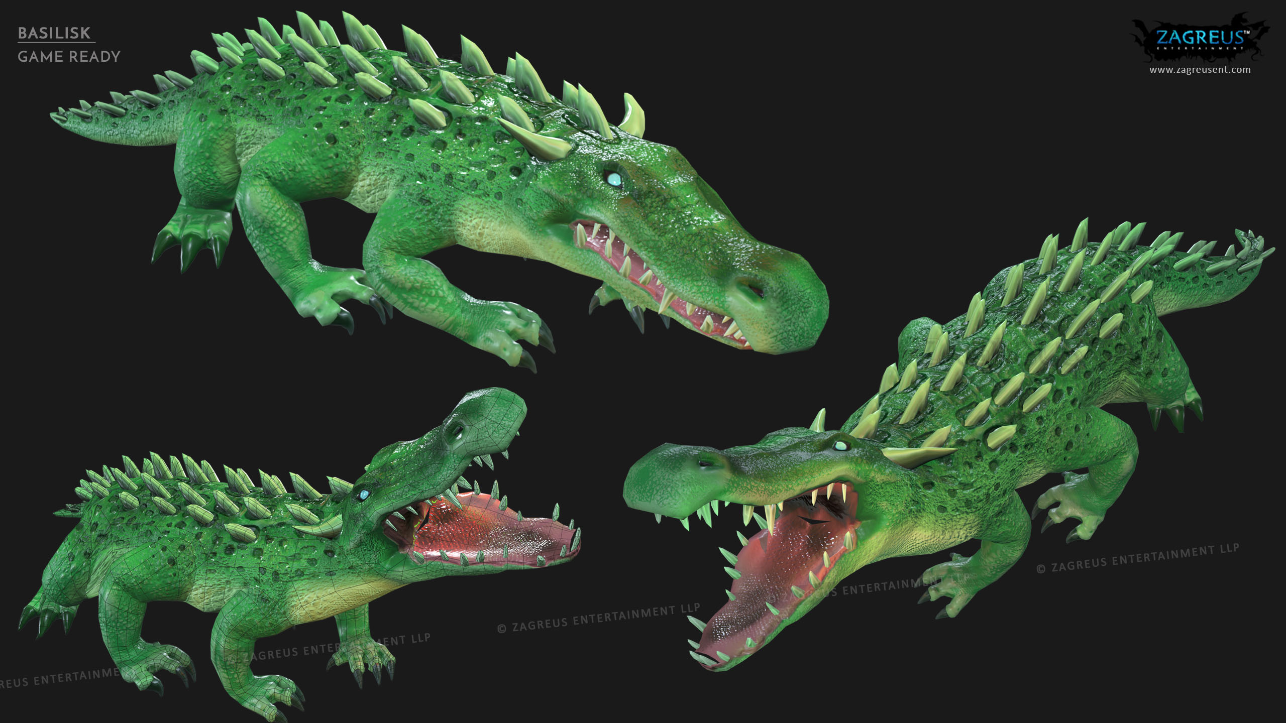 aa-aaa 3d realistic game character and creature modeling for games low poly to high poly assets