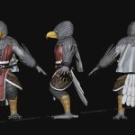 aa-aaa 3d realistic game character and creature modeling for games low poly to high poly assets