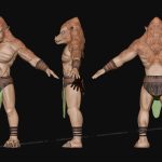aa-aaa 3d realistic game character and creature modeling for games low poly to high poly assets