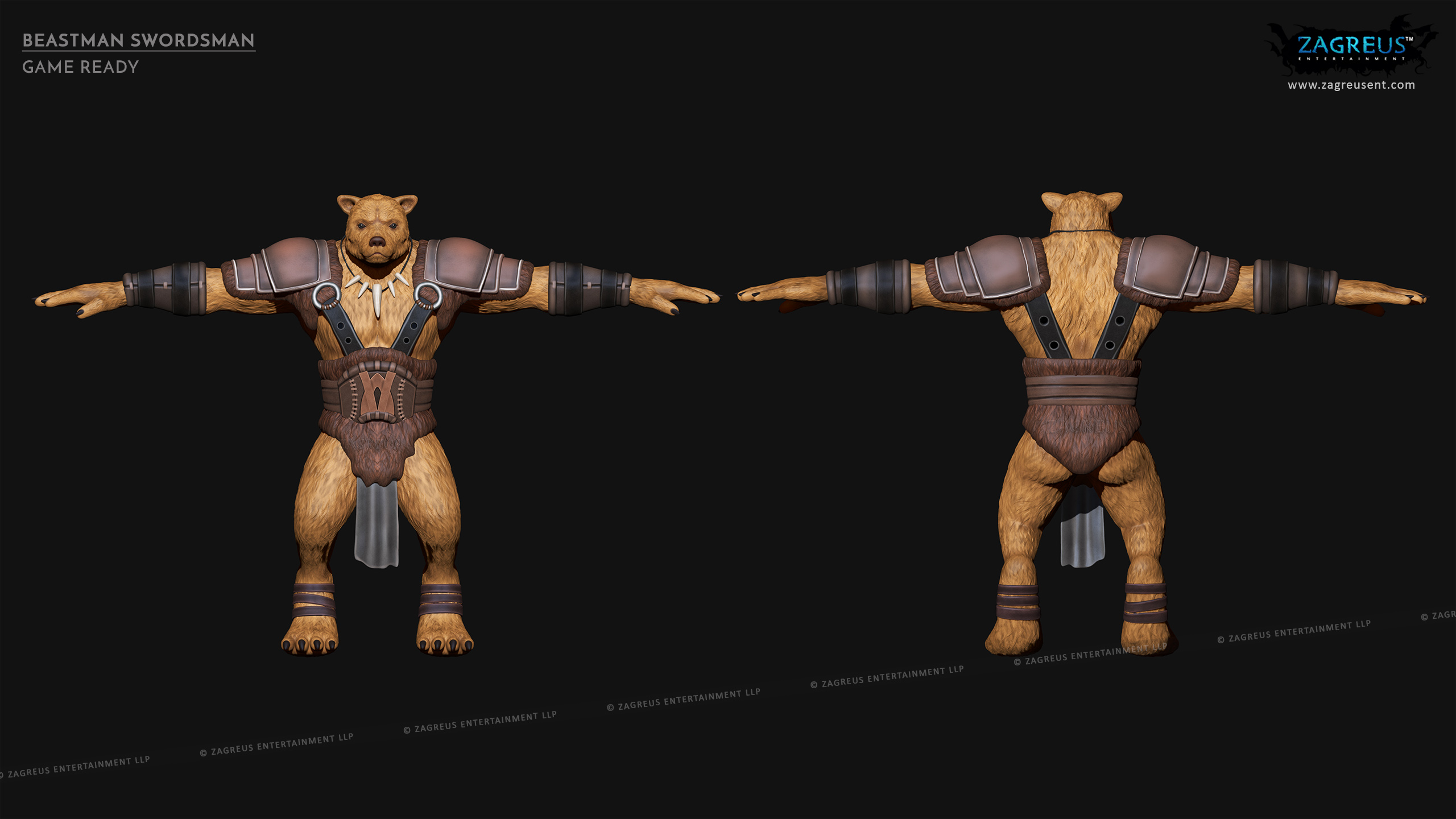 aa-aaa 3d realistic game character and creature modeling for games low poly to high poly assets