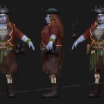 aa-aaa 3d realistic game character and creature modeling for games low poly to high poly assets