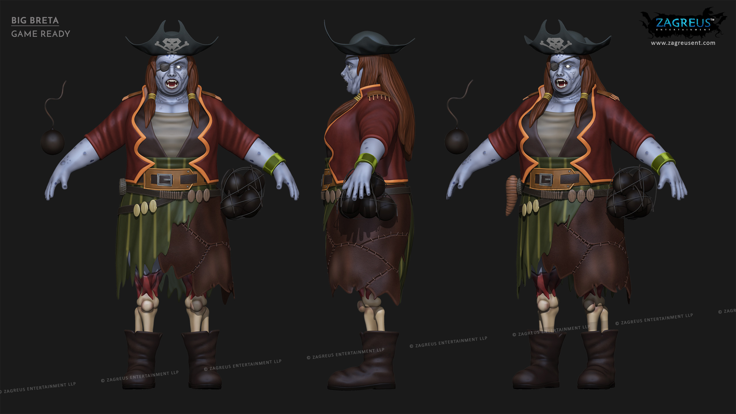 aa-aaa 3d realistic game character and creature modeling for games low poly to high poly assets