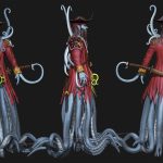 aa-aaa 3d realistic game character and creature modeling for games low poly to high poly assets