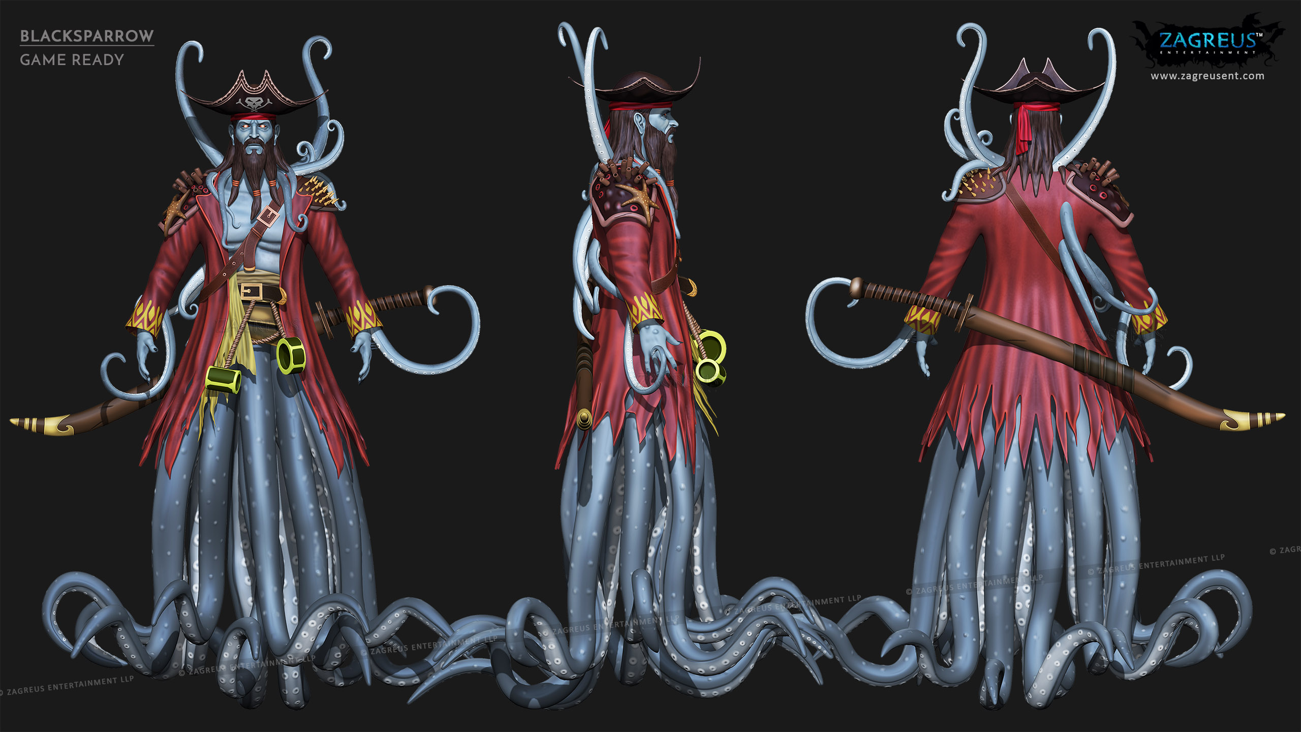 aa-aaa 3d realistic game character and creature modeling for games low poly to high poly assets