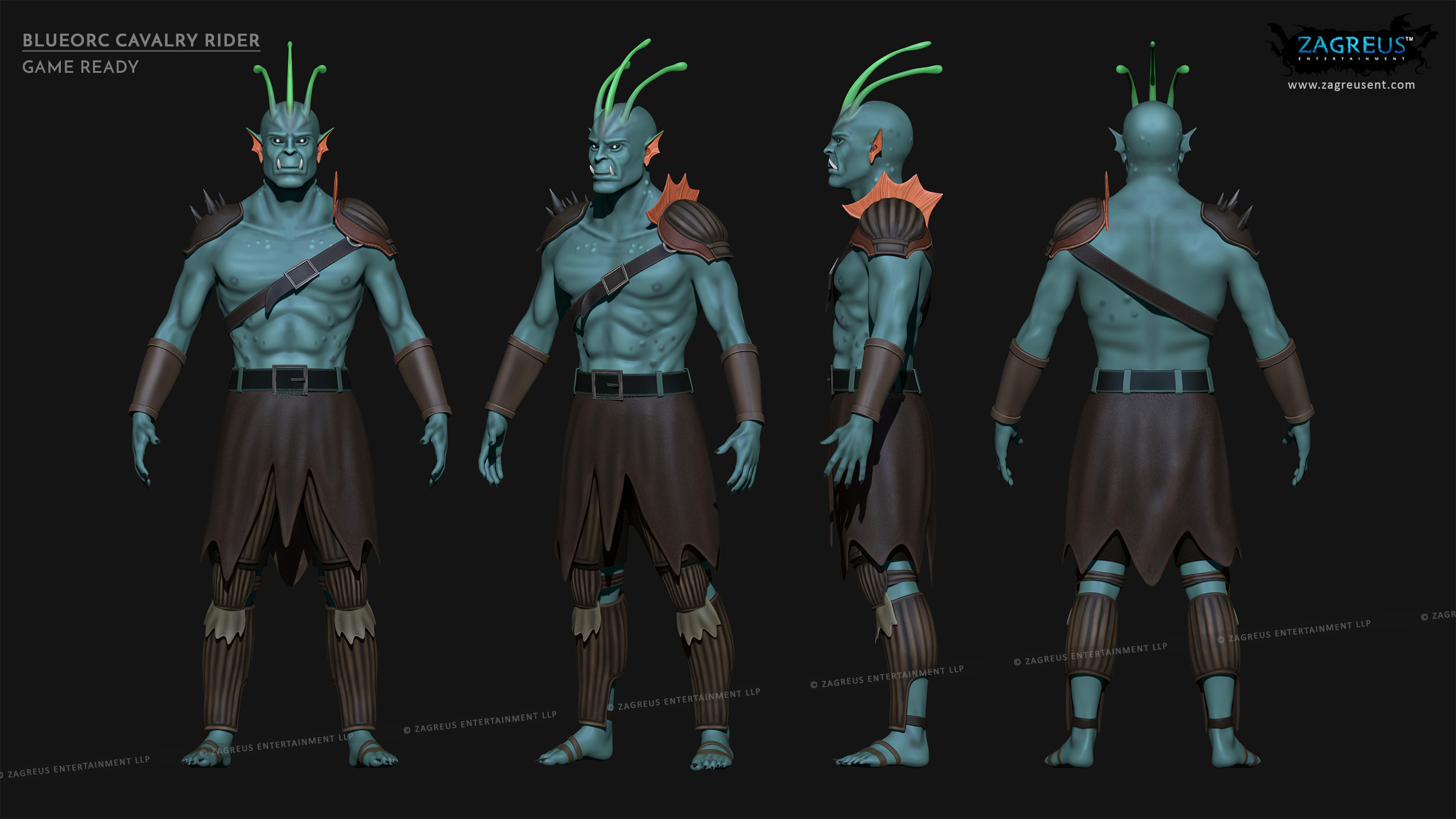 aa-aaa 3d realistic game character and creature modeling for games low poly to high poly assets