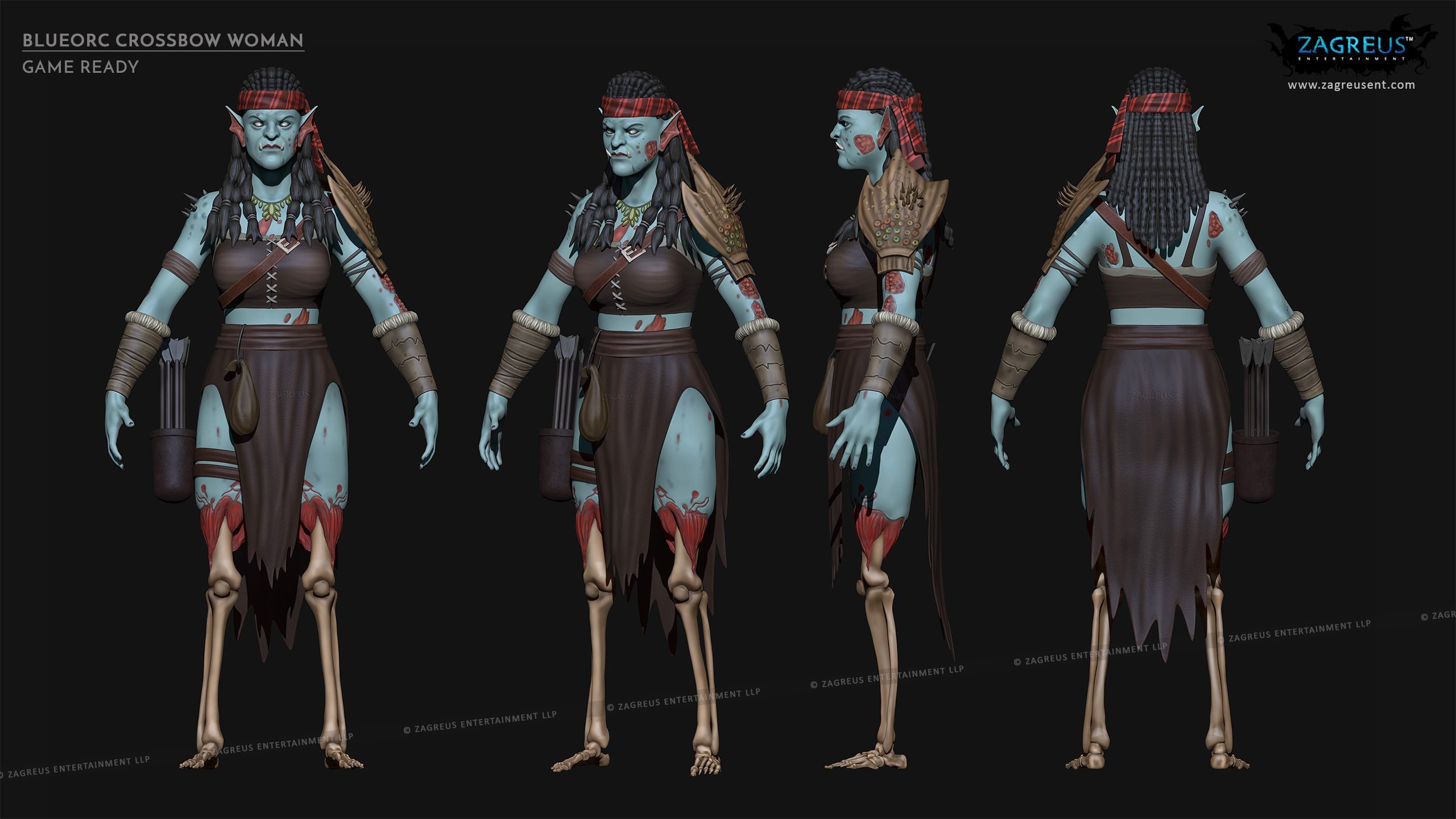 aa-aaa 3d realistic game character and creature modeling for games low poly to high poly assets