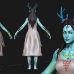 aa-aaa 3d realistic game character and creature modeling for games low poly to high poly assets