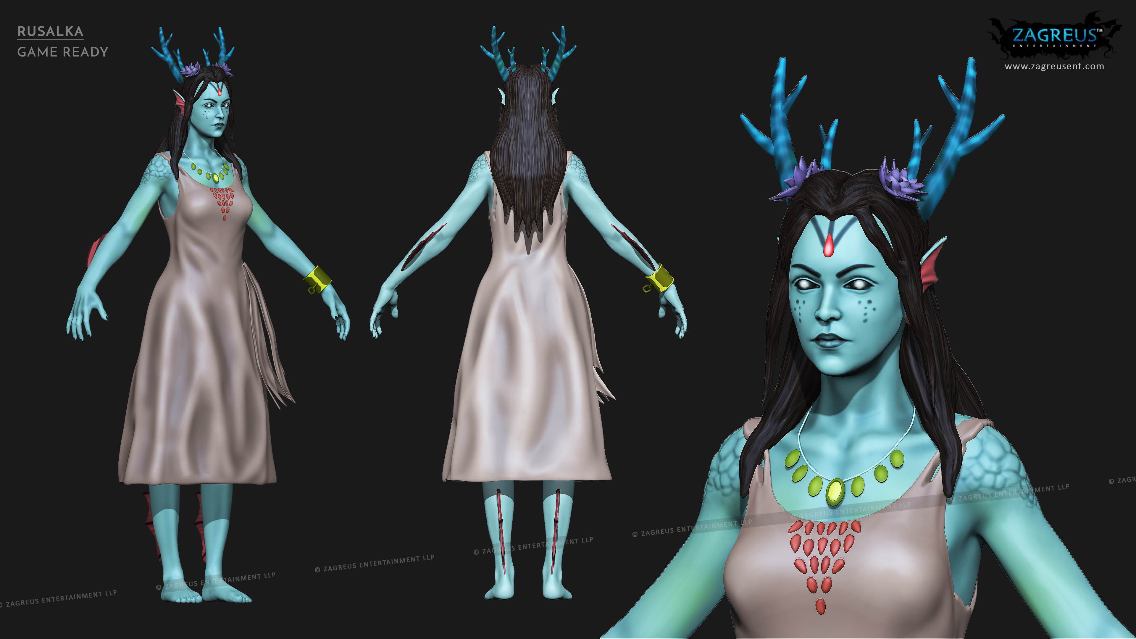 aa-aaa 3d realistic game character and creature modeling for games low poly to high poly assets