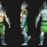 aa-aaa 3d realistic game character and creature modeling for games low poly to high poly assets