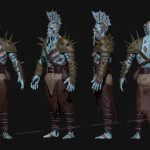 aa-aaa 3d realistic game character and creature modeling for games low poly to high poly assets