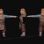 aa-aaa 3d realistic game character and creature modeling for games low poly to high poly assets