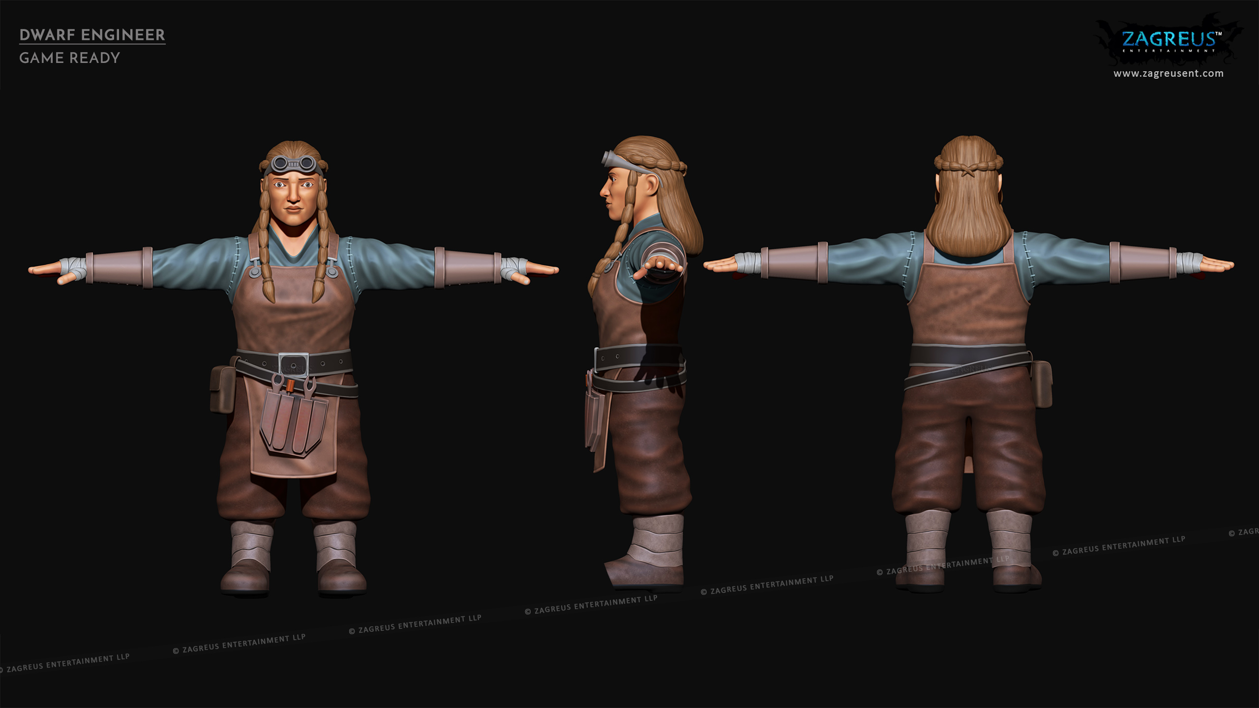 aa-aaa 3d realistic game character and creature modeling for games low poly to high poly assets