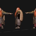 aa-aaa 3d realistic game character and creature modeling for games low poly to high poly assets