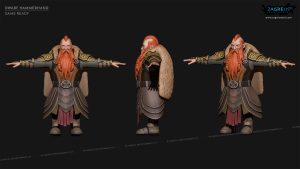 aa-aaa 3d realistic game character and creature modeling for games low poly to high poly assets