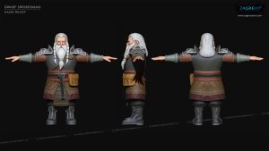 aa-aaa 3d realistic game character and creature modeling for games low poly to high poly assets