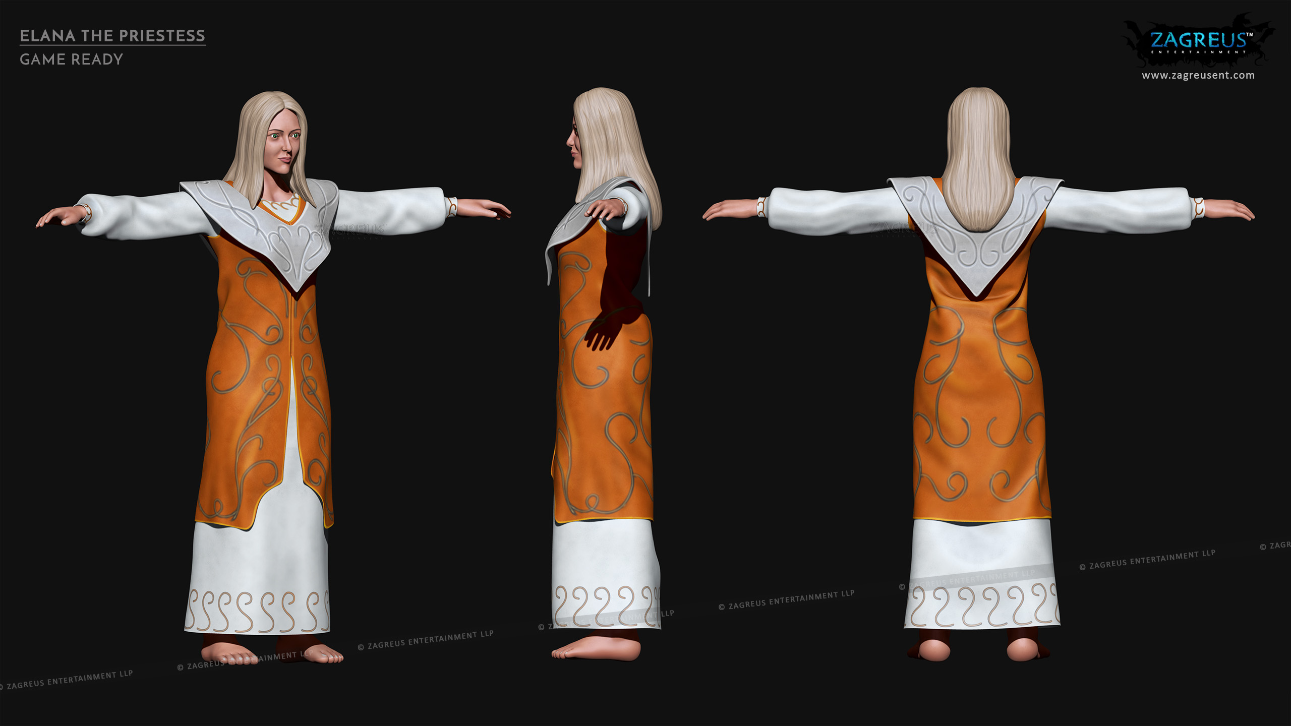 aa-aaa 3d realistic game character and creature modeling for games low poly to high poly assets