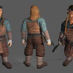 aa-aaa 3d realistic game character and creature modeling for games low poly to high poly assets