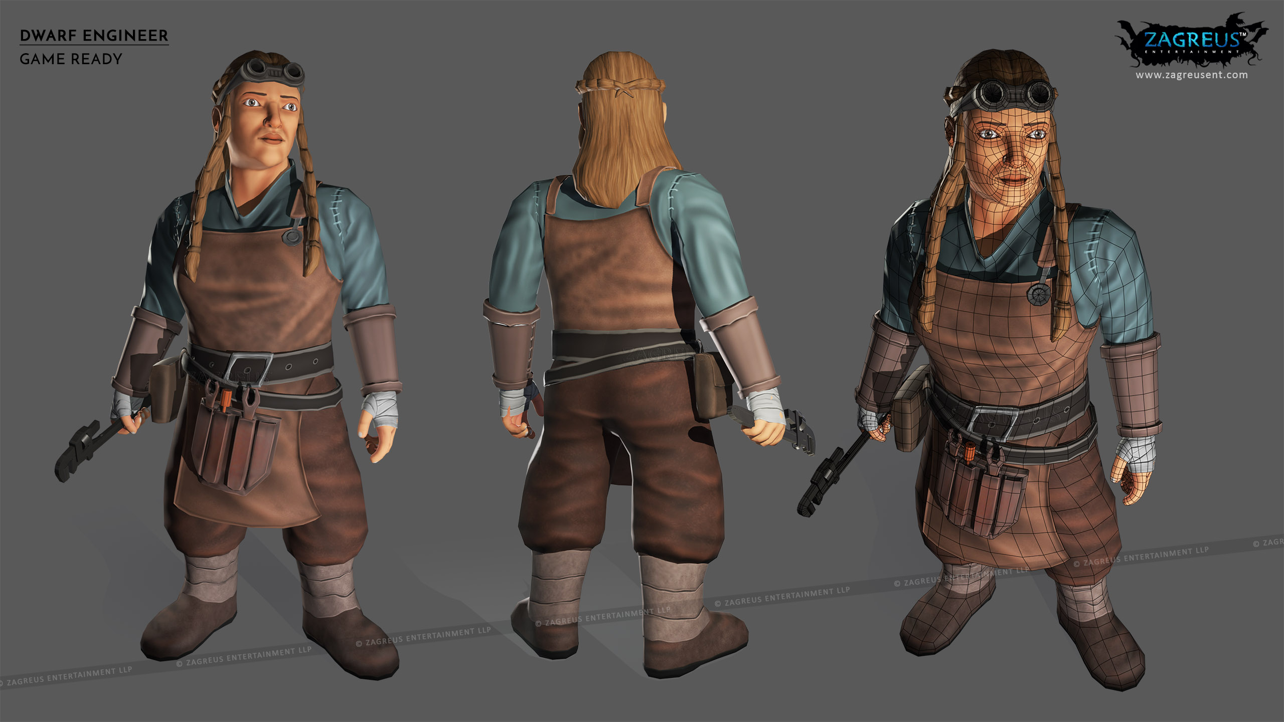 aa-aaa 3d realistic game character and creature modeling for games low poly to high poly assets